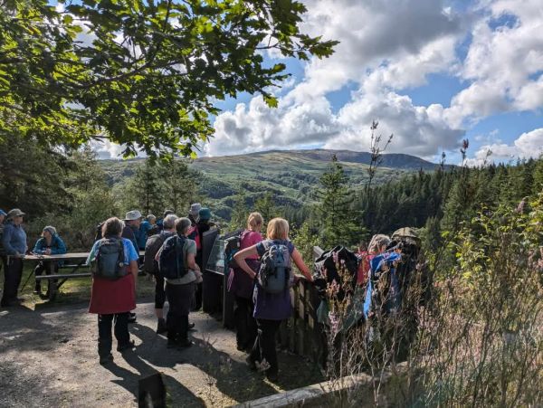 Looking across Ceredigion
